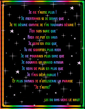 je t'aime et je t'aime et je t'aimerais